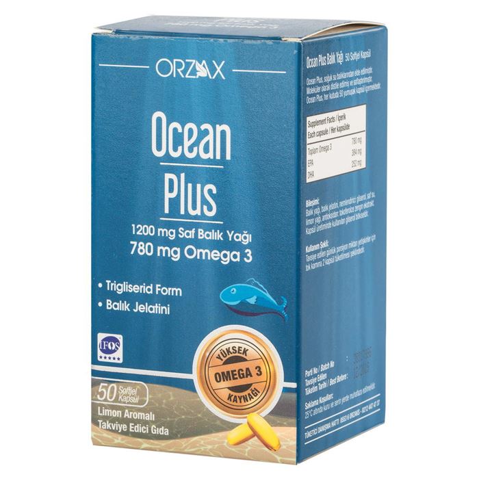 Ocean Plus Omega 3 780mg 50 Kapsül Deva Eczanesi Ocean Plus Omega 3 780mg 50 Kapsül Deva Eczanesi